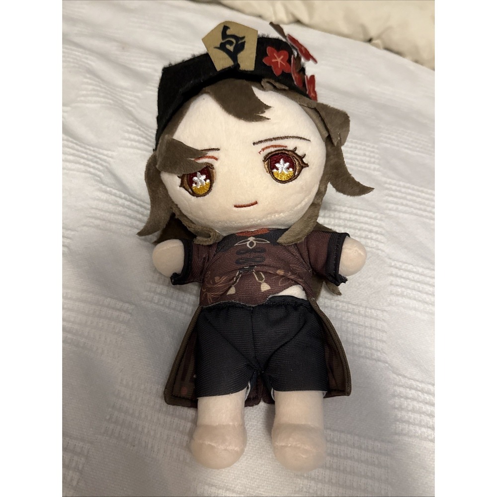 Hu Tao Anime Genshin Impact Plush Toy Dress up Doll Stuffed anime (Lexi)